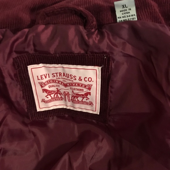Levi’s Ladies Corduroy Puffer Jacket - Picture 11 of 13